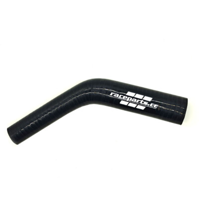 raceparts.cc  45° Reduzierbogen 35-25 mm schwarz, Silikon schlauch,elbow reducer