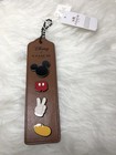 NWT Coach Limited Edition Mickey Mouse Leather Key Chain Pin Set F59310