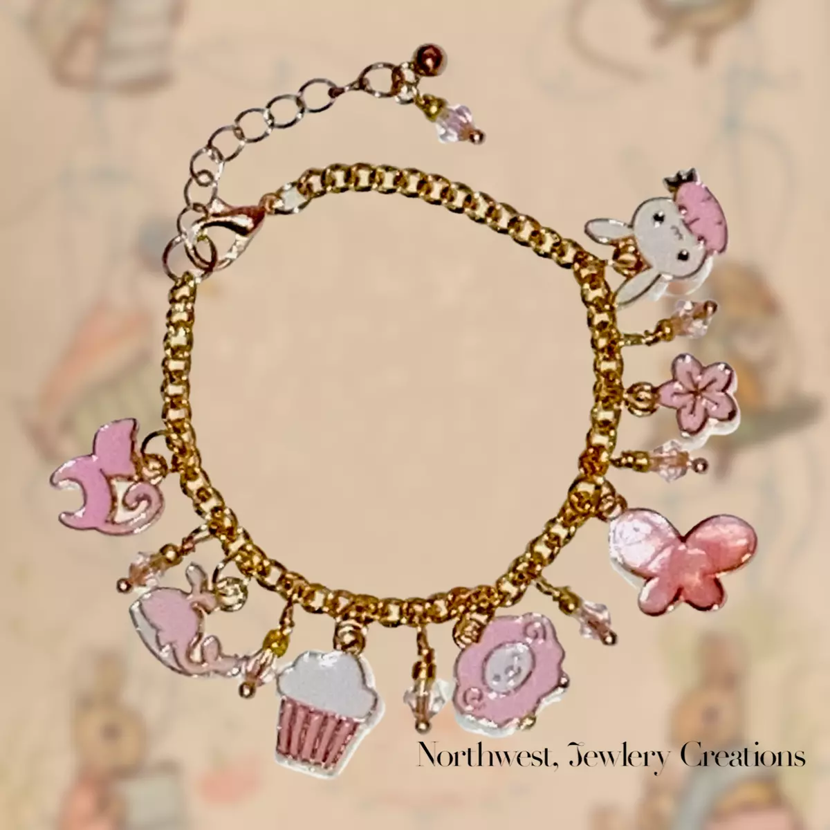 Trendy Charm Bracelet Cartoon Figure Pendant Hand Chain Cute - Temu