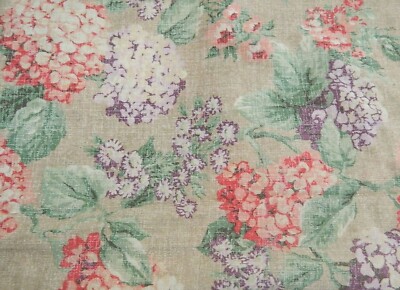 Cranston Hydrangea Floral VIP Cotton Fabric BTY