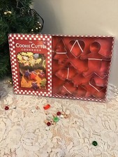 The Cookie Cutter Cookbook Kit with 6 Different Cookie Cutter Shapes