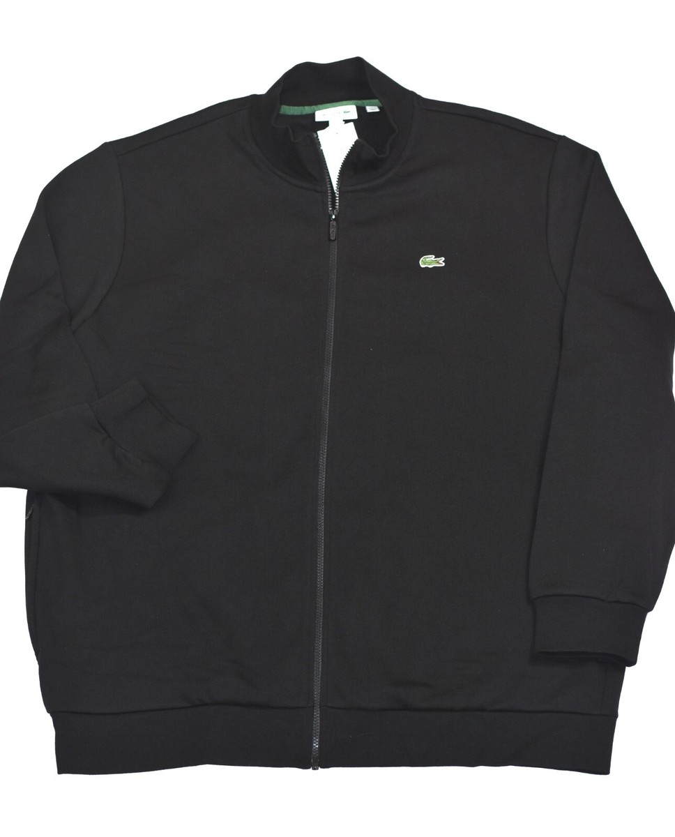 LACOSTE ブラックジャケット XL ラコステ LACOSTE 防風撥水シャツジャケット（ブラック