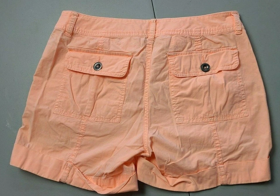 Pantalones cortos chinos informales de verano Ana para mujer talla 4 (31x3,5) naranja Foto 2 de 4