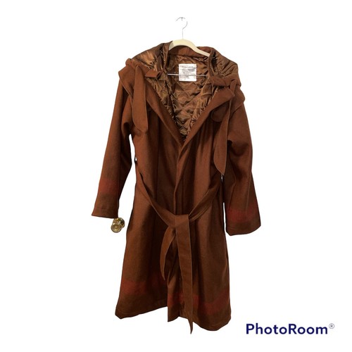 Mountain Man Hooded Wool Blend Capote 