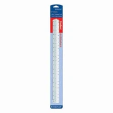 Staedtler Architect Triangle Scale Ruler 12" White Drafting Draw School Office
