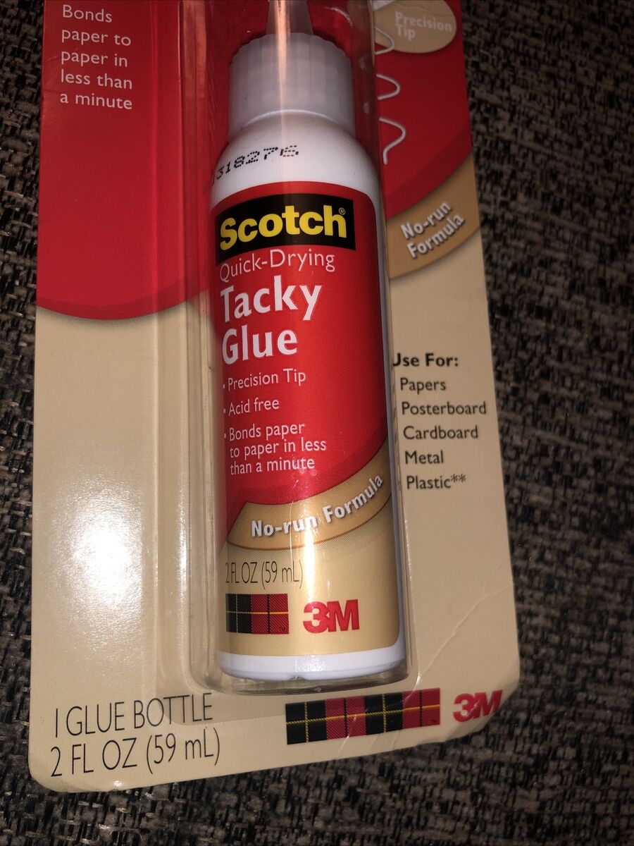 Scotch Quick Drying Tacky Glue 6052A-1, 2 fl oz (59 m L) 85103