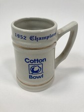 1952 Cotton Bowl Champs Stein Bear Bryant’s Kentucky Wildcats Winner vs TCU
