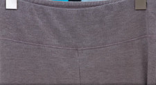 AnyBody - Washed Ribbed Leggings with Cinched Detail - Dark Taupe