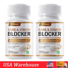 CARB & Starch Blocker Diet Cheat Pill Rapid Weight Loss Reduce Belly 2 x 60Pills