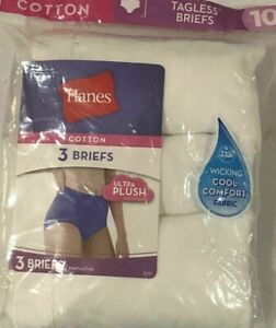Bhs 5pk Ladies Briefs Size 10 White 100%Cotton New In Packaging