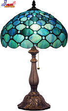 Tiffany Table Lamp Stained Glass Lamp 12X12X19 Inch Antique Reading Light