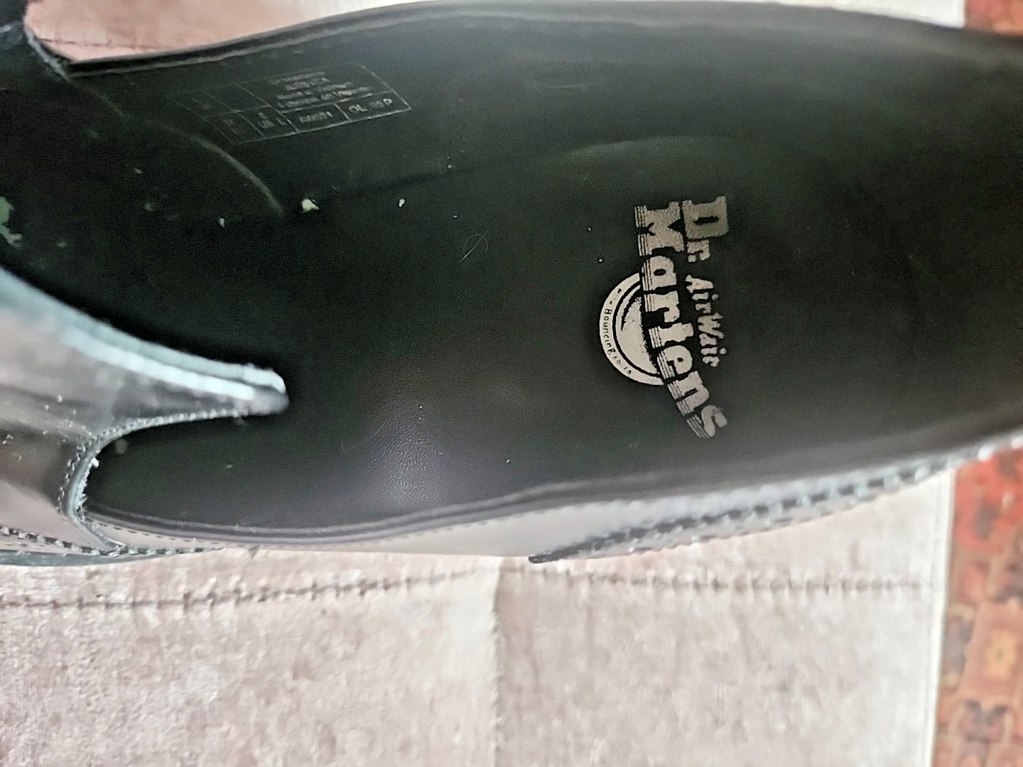 Dr Martens Jessyca Black Leather Heeled Brogues UK4 - Worn Once image 9