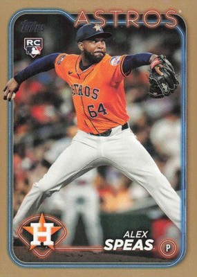 2024 Topps Update #US222 Alex Speas Gold #/2024