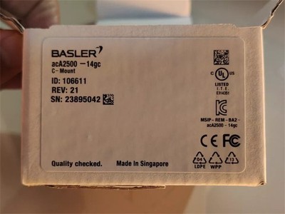 acA2500-14gc   Industrial Camera Brand NEW DHL Express Shipping *wq