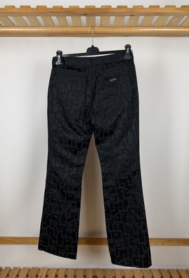 Miss Sixty Black Jeans Women s Stretch Pants 4-Pocket Button Zip Solid