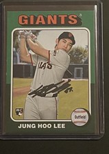 2024 Topps Heritage High Number - Jung-Hoo Lee #545 Green Border (RC)