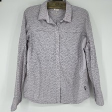 Women s REI Co-Op Outdoor Shirt Size M Button Down Fishing, Hiking, Lightweight