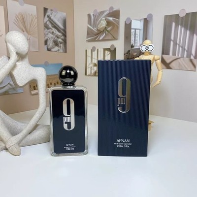9 pm by Afnan 3.4 oz EDP Cologne For Men Eau de Parfum Spray New In Box