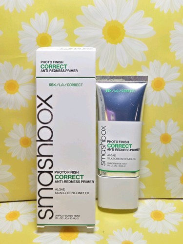 Primer antienrojecimiento correcto acabado fotográfico de Smashbox, 1 oz nuevo en caja - Imagen 3 de 8