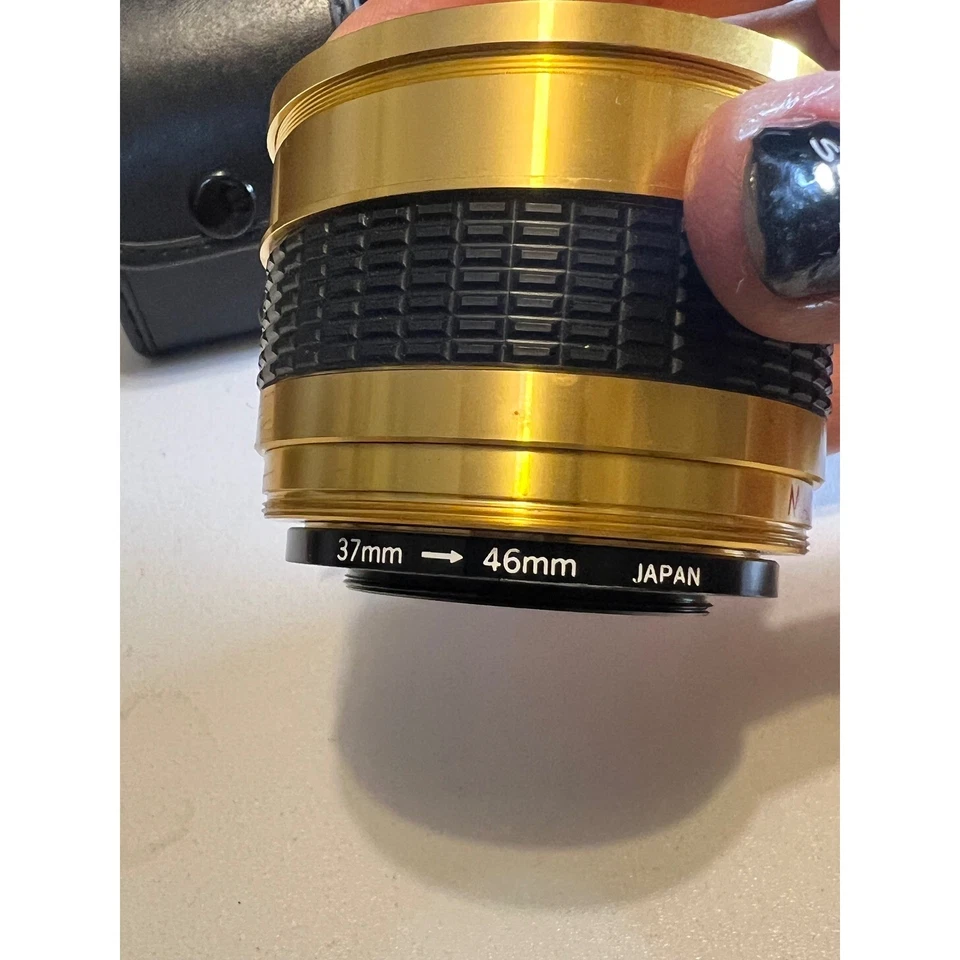 Gold Line 0.42x Super Wide Macro Lens Japan w/ 37–46mm Adapter & Tamrac 515 Case - Image 3 of 4