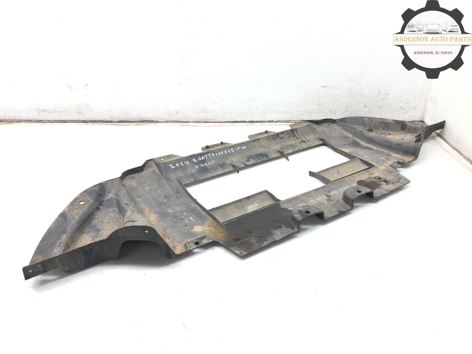 2014-2022 MASERATI QUATTROPORTE FRONT BUMPER UNDERBODY SPLASH GUARD OEM #NOTE
