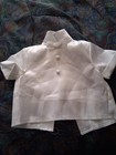 Boys 0-3 Mo Christening Outfits White W Booties — photo 2