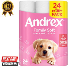 Andrex Family Soft Toilet Paper 24 Rolls (Previously Andrex Gentle Clean) UK
