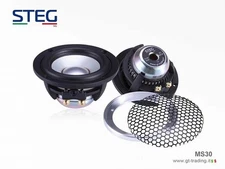 STEG MS30 PAIR MIDRANGE SPEAKERS MID WOOFER CAR SPEAKER HI END TOP SQ BRAX HELIX