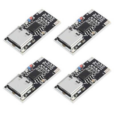 4 STÜCKE USB-C PD Trigger Board  PD/QC Decoy Board Schnellladung USB T6483