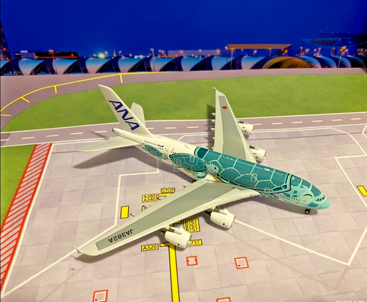 【ANA AIRBUS A380 FLYING HONU 1:400】 1:400 Phoenix ANA Airbus A380-800 JA832A 