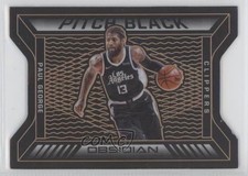 2020 Panini Obsidian Pitch Black Electric Etch Orange 12/35 Paul George #16 0f8t