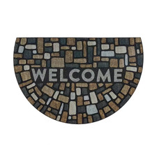 Drifted Nature Rocks Multi 23 In. X 35 In. Door Mat