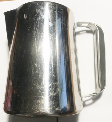Vintage Pan Am Large Stainless Steel Water Pitcher