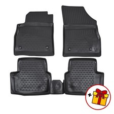 Gummimatten Gummi Fußmatten Für Opel Astra K 2015-2021 4-Tlg