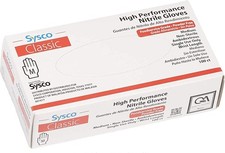 SYSCO R High Performance Nitrile Gloves 100 Count Pa of 1  Size