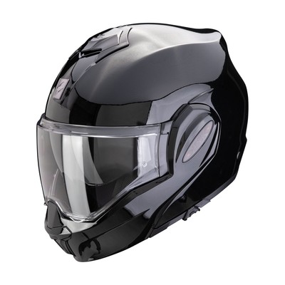 SCORPION Klapphelm EXO-TECH EVO PRO SOLID Metallic Schwarz Gr: S ECE 22.06