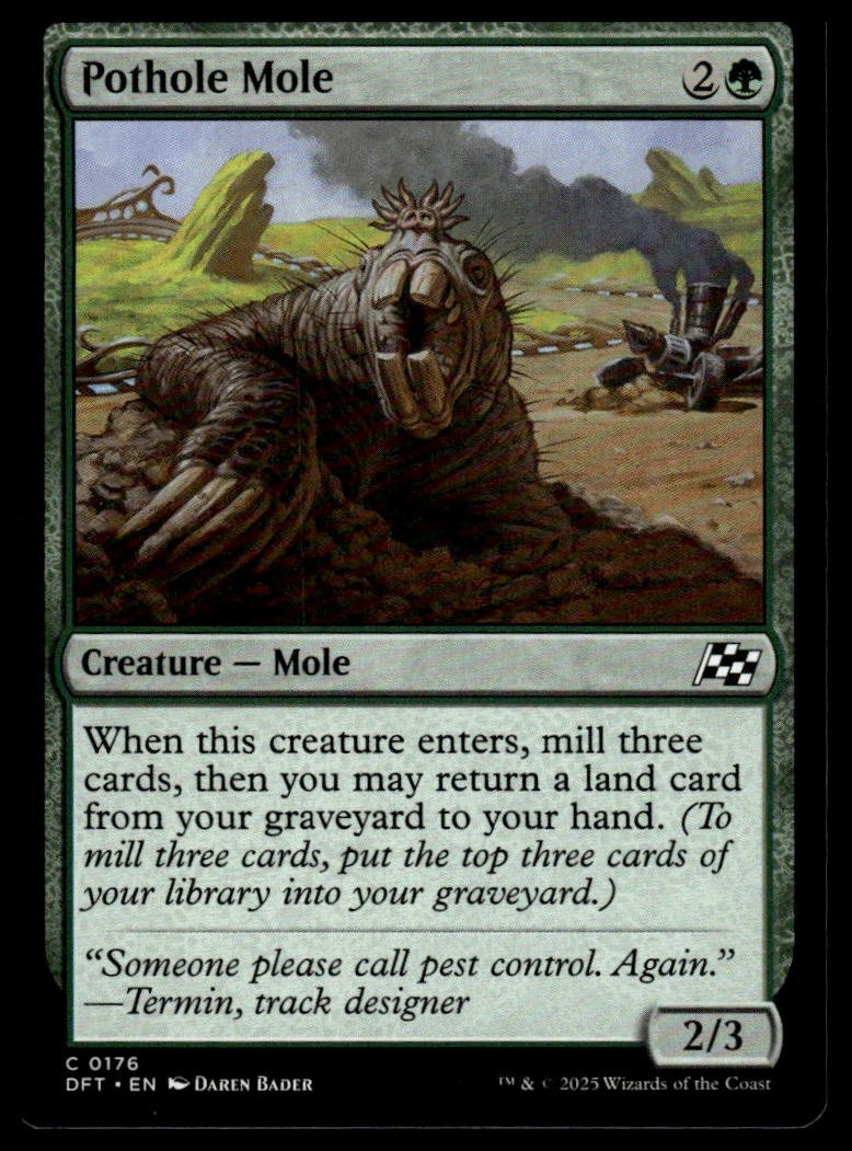Aetherdrift #176 Pothole Mole