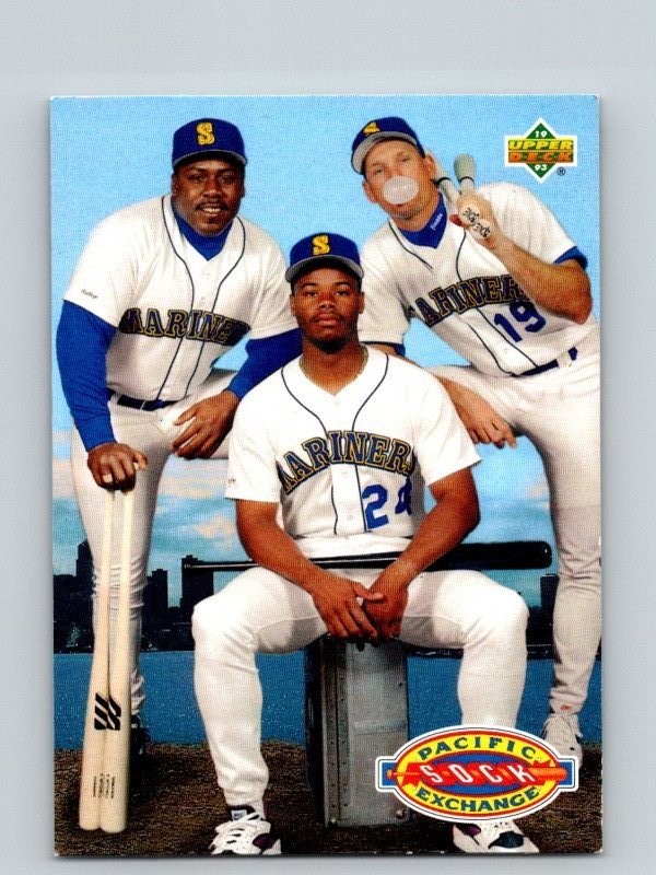 1992 Upper Deck KEVIN MITCHELL/KEN GRIFFEY JR./JAY BUHNER #55 VG