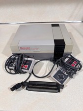 NES Console Parts Only w/ 2 Controllers  Extra 72 Pin Connector No Cables