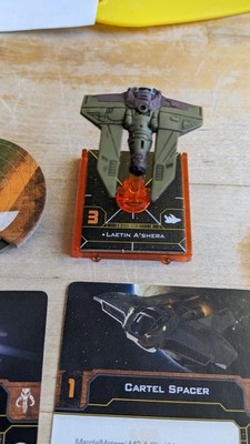 Star Wars X-Wing M3-A Abfangjäger Interceptor 2nd Edition FFG Laetin A'Shera