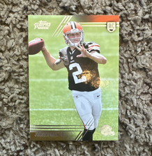 Topps 2014 Topps Prime Johnny Manziel Rookie Card #144 Cleveland Browns NFL. rookie card picture
