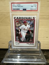 2004 Topps #324 Yadier Molina PSA 8 NM-MT Rookie Card St. Louis Cardinals HOF