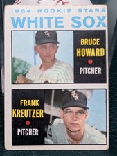 1964 Topps White Sox Rookies Bruce Howard / Frank Kreutzer #107 Vintage (fair)(a