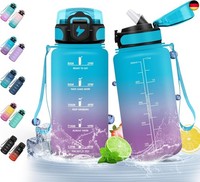 Honeyholly Trinkflasche Sport 500Ml, Auslaufsicher, Wasserflasche Bpa-Frei,