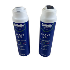 Gillette Sensitive Plus Shave Gel Island Bree...