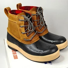 Xtratuf Men 6" Legacy Lace Boot LLM6-901 Amber Gold Tan Leather Size 10 WP NEW