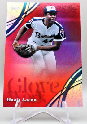 2026 Topps Series 2 - Glove Work - Hank Aaron #GW-43 Braves