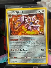 Pokemon Solgaleo SM - Cosmic Eclipse 142/236 Near Mint NM Holo Rare