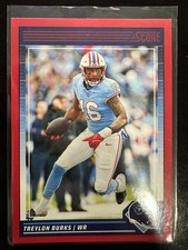 Treylon Burks 2024 Panini Score Football #275 Tennessee Titans Red