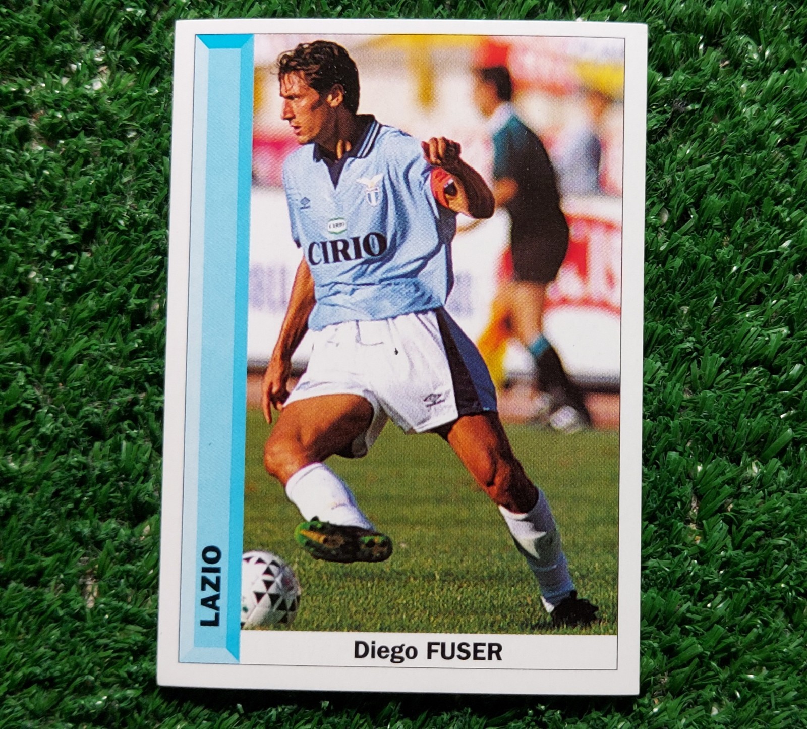 FIGURINA PIANETA CALCIO 96/97 DS LAZIO N°135 FUSER STICKER 1997 ⚽️